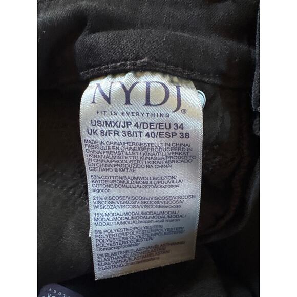 NYDJ Not your daughter’s jeans mini boot Billie black size 4 - Picture 10 of 10